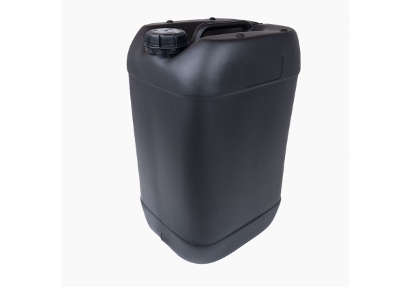 25 LITRE BLACK STACKABLE JERRICAN UN Y1.9